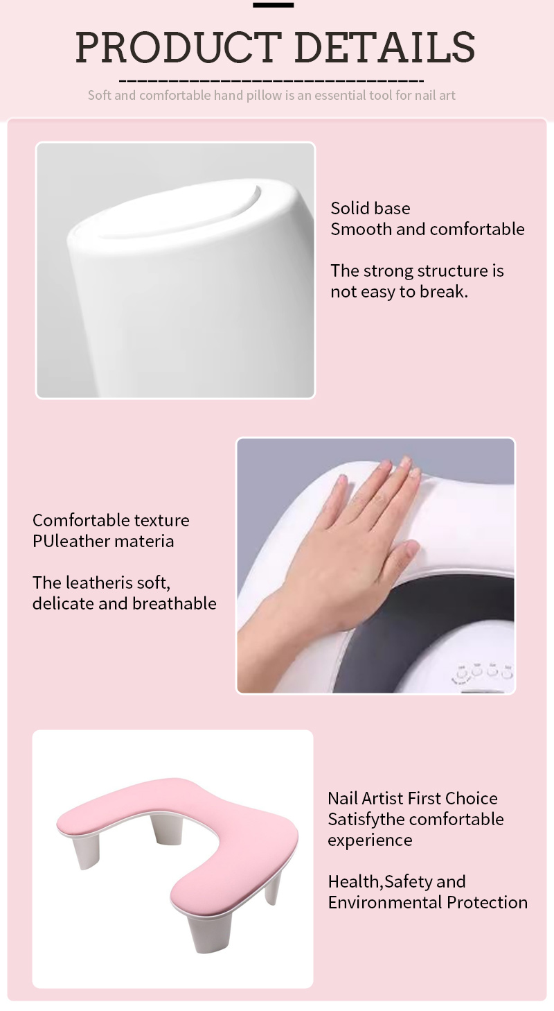Easy-to-Clean Manicure Hand Rest