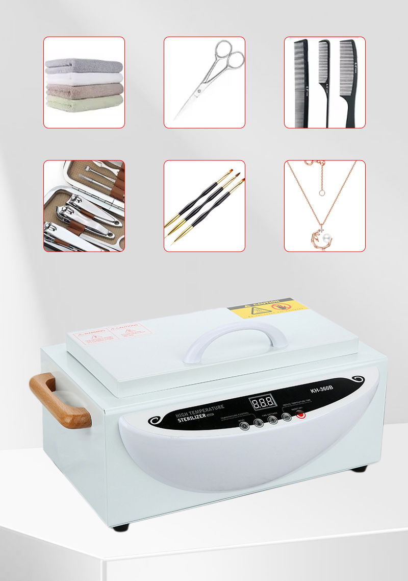 Sterilization cabinets for various metal tools