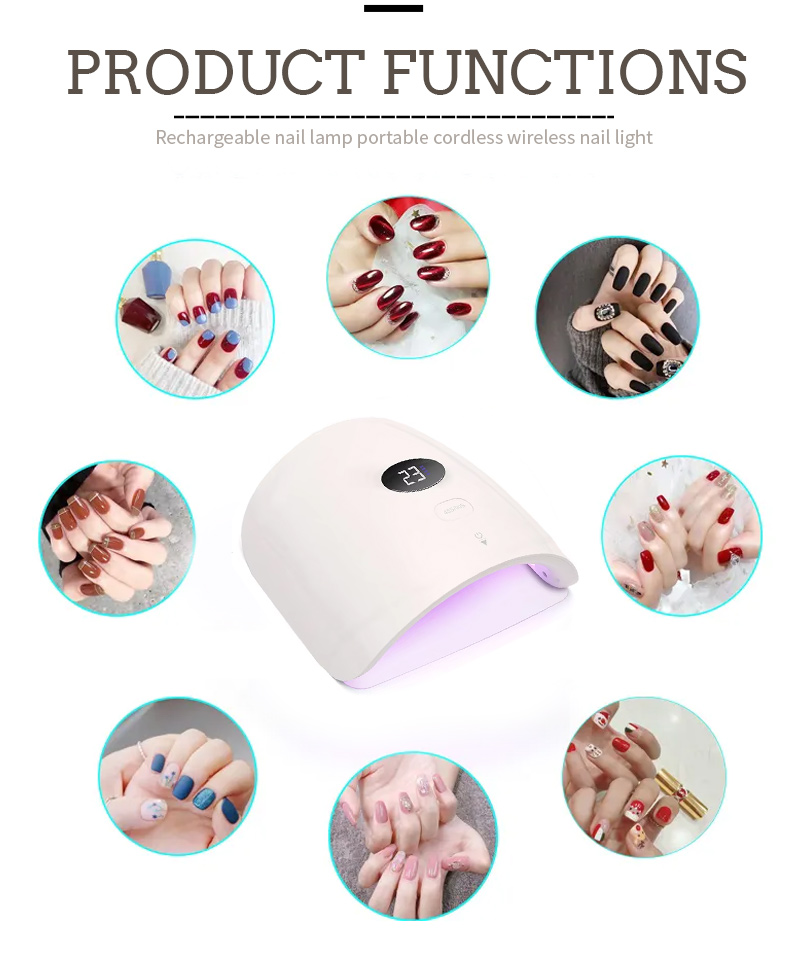 Quick Dry Nail Lamp No Smudge No Wait