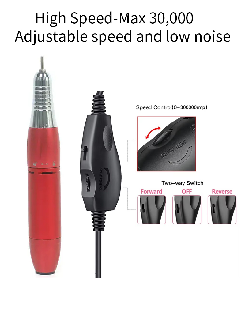 Adjustable Speed Knob and Forward Reverse Switch