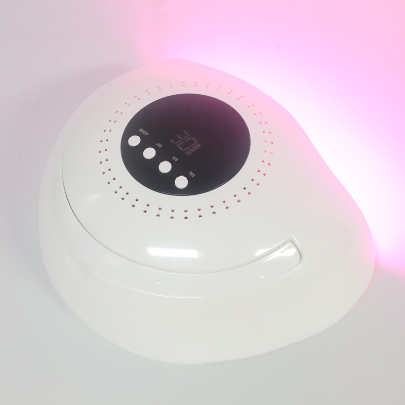 Dwuręczna lampa do paznokci o dużej pojemności